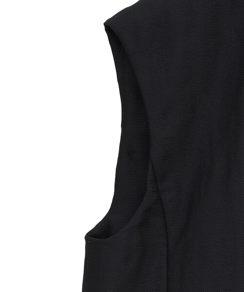 CLANE（クラネ） ベスト ジレ 「CLANE/クラネ」PADDED MESH VEST/パ