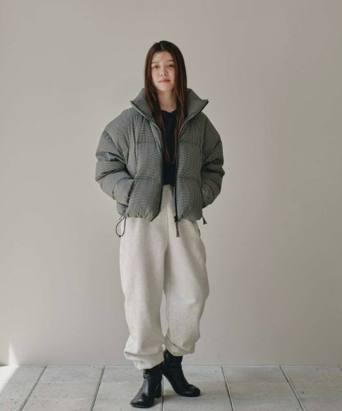 TODAYFUL ダウンコート ダウンジャケット Check Dawn Jacket