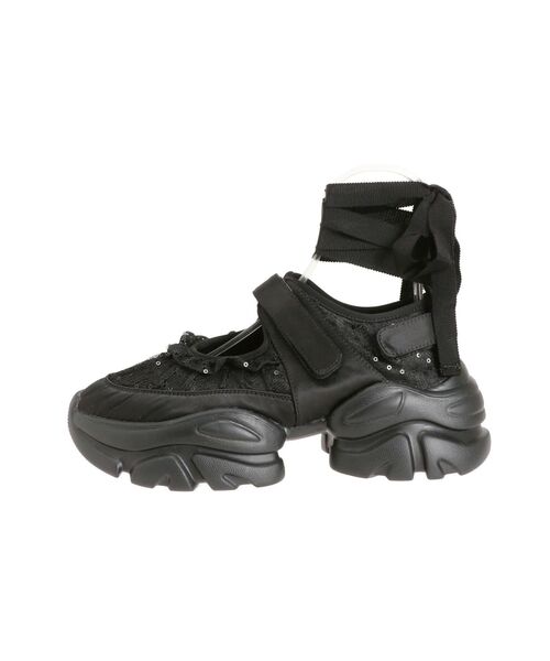 merry jenny（メリージェニー） スニーカー レースアップバレエ