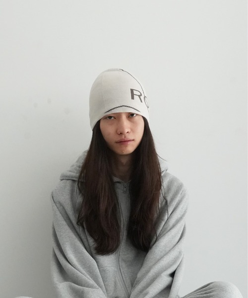 ROA ニット帽 ニットキャップ ROA Beanie logo メンズ レディース