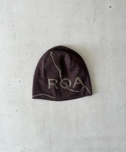 ROA ニット帽 ニットキャップ ROA Beanie logo メンズ レディース