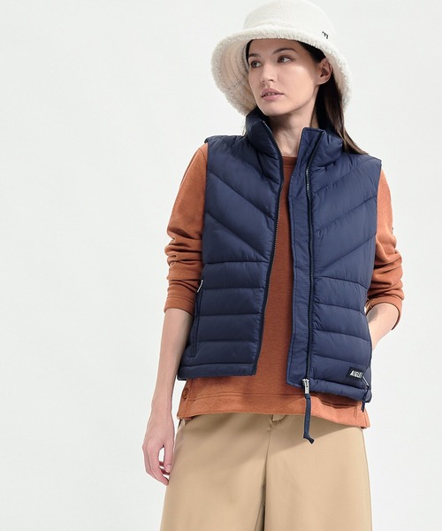 AIGLE（エーグル） ダウンベスト ベスト 撥水 キルティンナイロン
