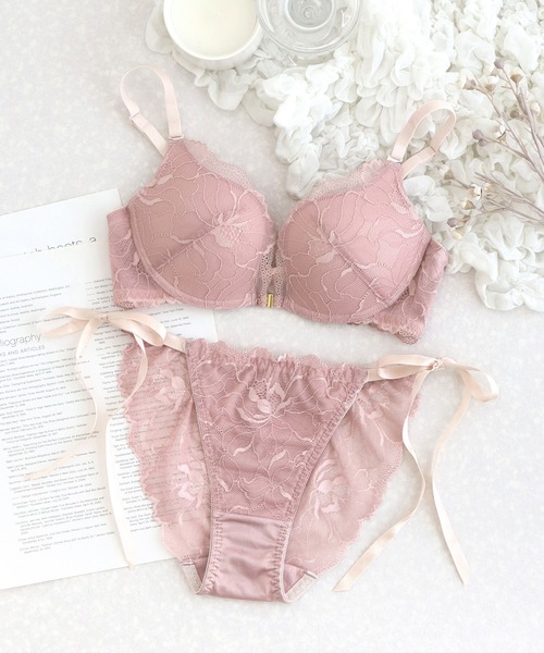 tu-hacci（ツーハッチ） ブラジャー ショーツセット ピオニーレース