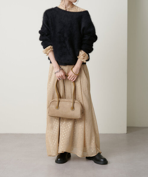 Omekashi（オメカシ） カーディガン ファーカシミヤ2WAYカーディガン