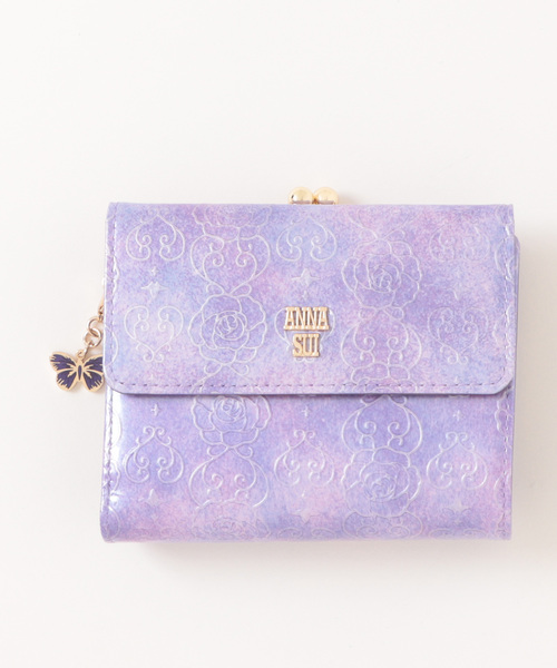 ANNA SUI（アナスイ） 財布 ローズハート 口金二つ折り財布 レディース