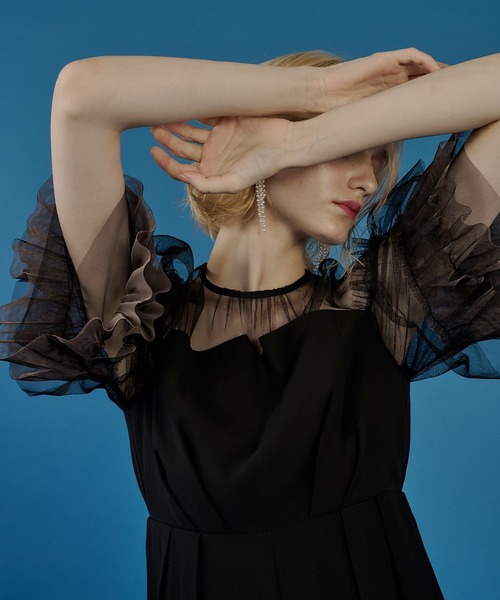 et.UNiVER パンツドレス Frill laverd sleeve dress : ZOZOTOWN Yahoo