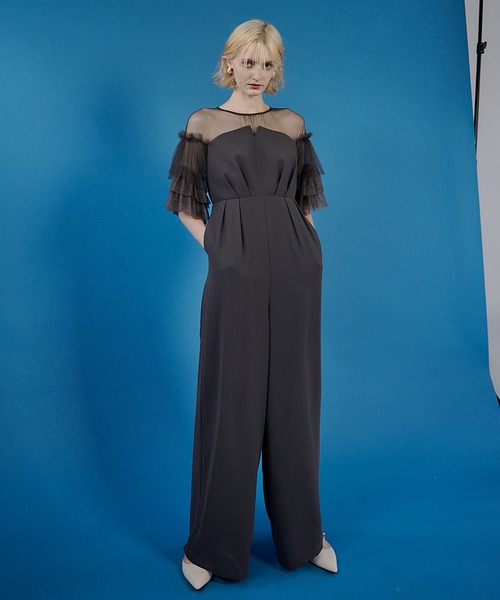 et.UNiVER パンツドレス Frill laverd sleeve dress : ZOZOTOWN Yahoo