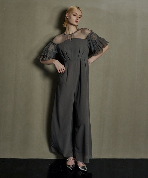 et.UNiVER パンツドレス Frill laverd sleeve dress : ZOZOTOWN Yahoo