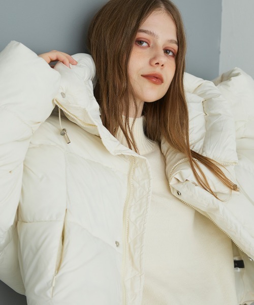 Mirette ダウンコート ダウンジャケット クロップドパファージャケット