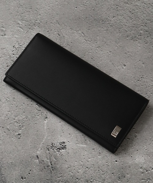 dunhill（ダンヒル） 財布 「DUNHILL/ダンヒル」本革 ロゴ刻印メタル