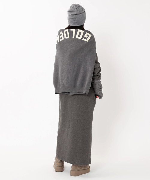 EVERYDAY I LIKE. ワンピース ハーフジップスウェットドレス