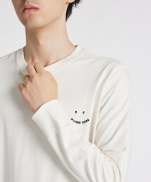 PS Paul Smith tシャツ Happy” 長袖カットソー / 152505 828RE メンズ