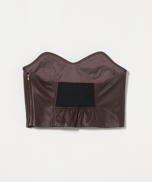 6 「6(ROKU)」レザー ビスチェ レディース : ZOZOTOWN Yahoo!店 - 通販