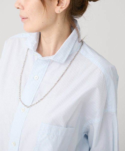 TICCA（ティッカ） ブラウス シャツ プレミアムスクエアビッグシャツ