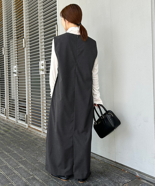 SLOBE IENA（スローブイエナ） ワンピース 「WEB限定/追加」TR Vネック