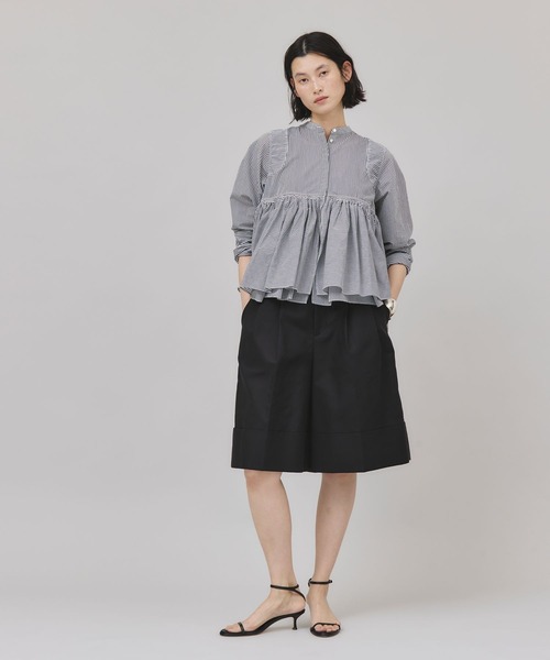 Curensology（カレンソロジー） ブラウス シャツ /ストライプ