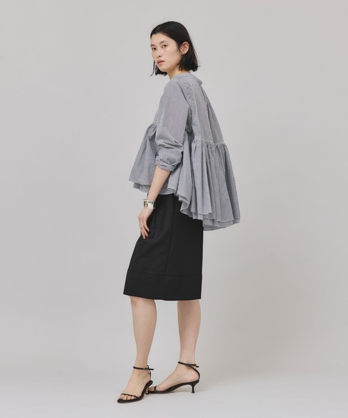 Curensology（カレンソロジー） ブラウス シャツ /ストライプ