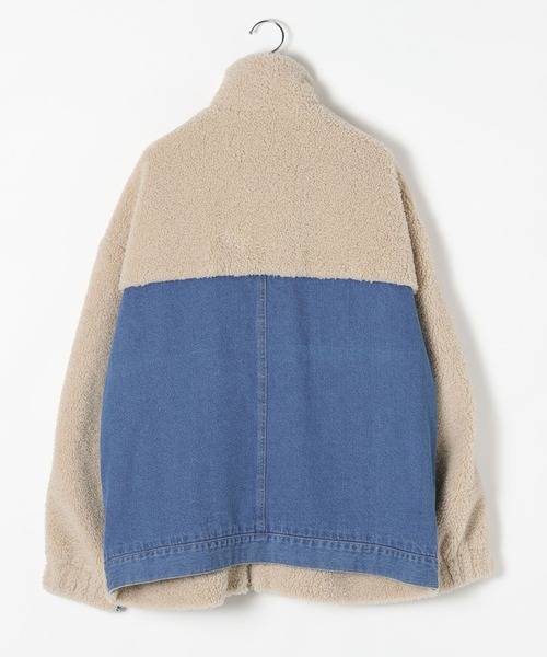 LEPSIM（レプシィム） デニムジャケット gジャン デニムボアドッキング