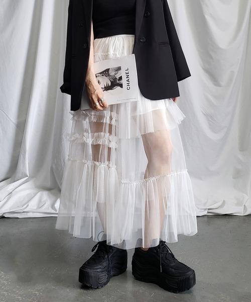 me+em select（ミームセレクト） スカート 「10color／裏地付