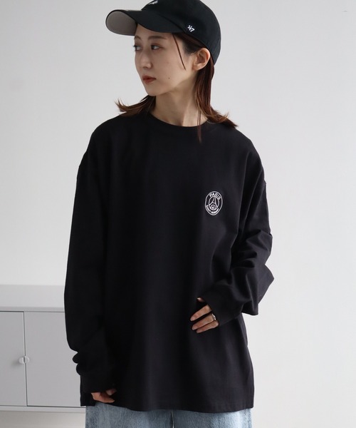 tシャツ 「Paris Saint-Germain/パリサンジェルマン」ロゴエンブレム