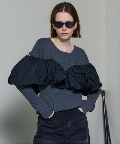 MAISON SPECIAL（メゾンスペシャル） ニット セーター Puff Sleeve