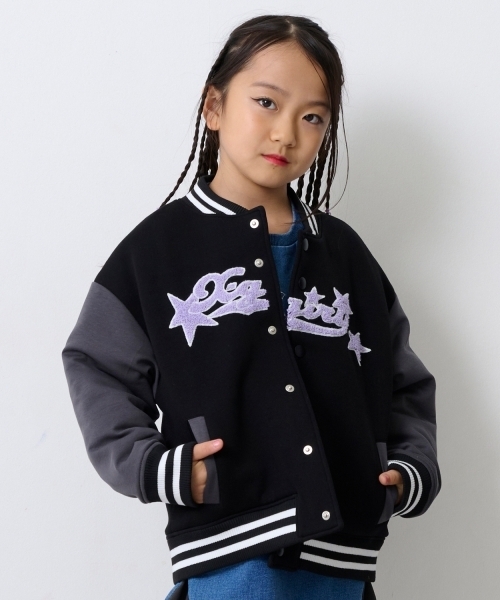 X-girl Stages（エックスガールステージス） スタジャン アウター ロゴ