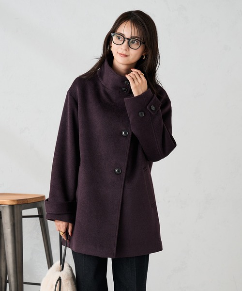 a.v.v（アー・ヴェ・ヴェ） コート チェスターコート スタンドカラー