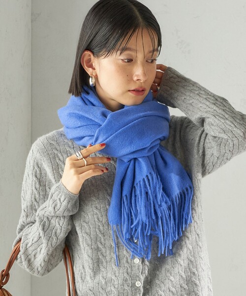 SHIPS（シップス） マフラー ストール ウール カシミヤ ウォッシャブル