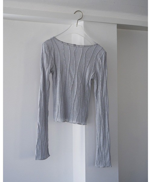 anuke（アンヌーク） tシャツ Random Pintuck Tops レディース