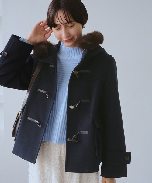 ROPE' PICNIC（ロペ ピクニック） ダッフルコート コート ジャージー