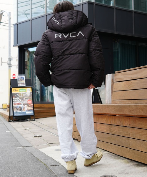 RVCA（ルーカ） ブルゾン アウター メンズ BACK PRINT PUFFER JKT