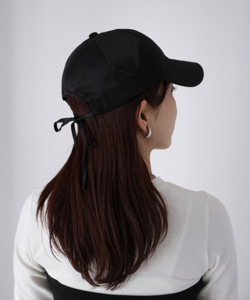 Riberry（リベリー） キャップ 帽子 バックリボンサテンキャップ
