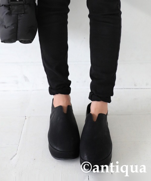 antiqua（アンティカ） スリッポン 傾斜ソール2WAYトレーニング