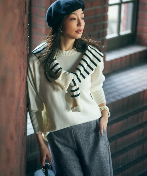 23区（ニジュウサンク） ニット セーター 「滝沢眞規子さん着用/洗える