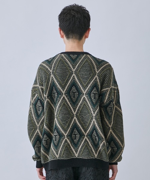 TTT MSW（ティー） セーター ニット 「TTTMSW/ティー」Diamond pull