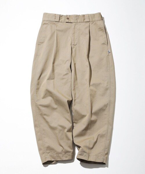 CAHLUMN（カウラム） パンツ TC Twill 1 Tuck Pants/TC 1タック パンツ
