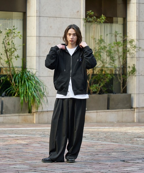 kutir（クティール） パーカー 「kutir men × Teddy Bear」 ダブル