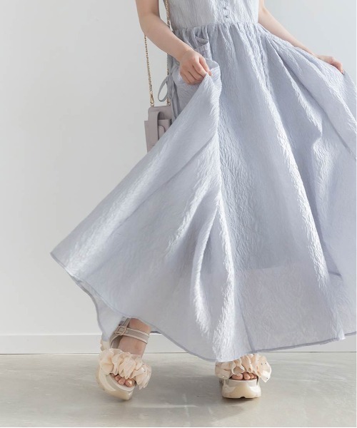 RANDA（ランダ） サンダル ボリュームフリルスポーツサンダル