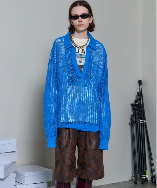 MAISON SPECIAL（メゾンスペシャル） ニット セーター Boucle Mesh