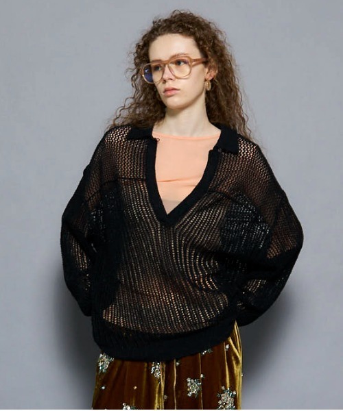 MAISON SPECIAL（メゾンスペシャル） ニット セーター Boucle Mesh