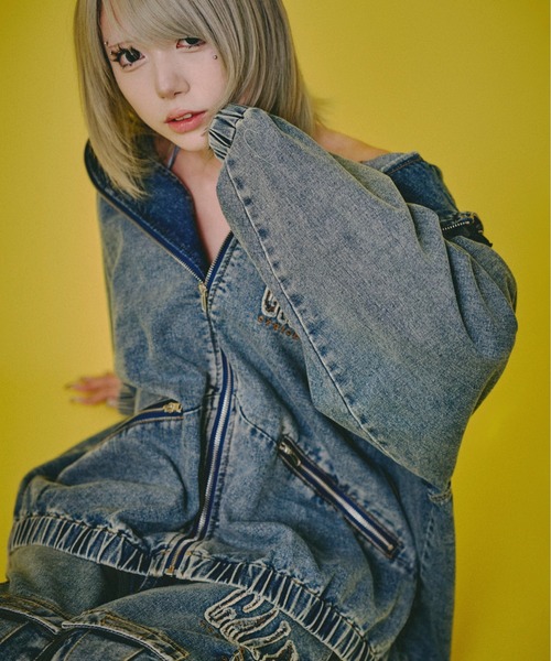 GALFY（ガルフィー） デニムジャケット gジャン GALFY-ぐるグニャ