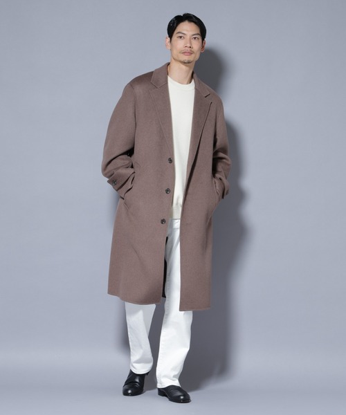 NANO universe（ナノ・ユニバース） チェスターコート コート ウール