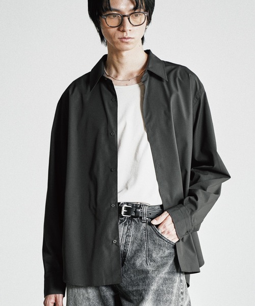WYM LIDNM シャツ MICRO SPAN BASIC SHIRT メンズ レディース