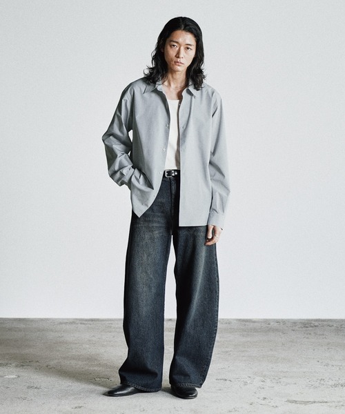 WYM LIDNM シャツ MICRO SPAN BASIC SHIRT メンズ レディース