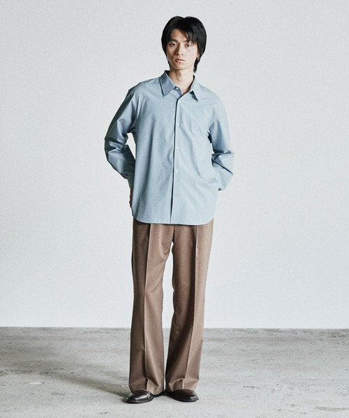 WYM LIDNM シャツ MICRO SPAN BASIC SHIRT メンズ レディース
