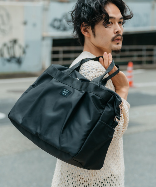 DEVICE（デバイス） ボストンバッグ 撥水 軽量 ナイロン 2WAY トラベル