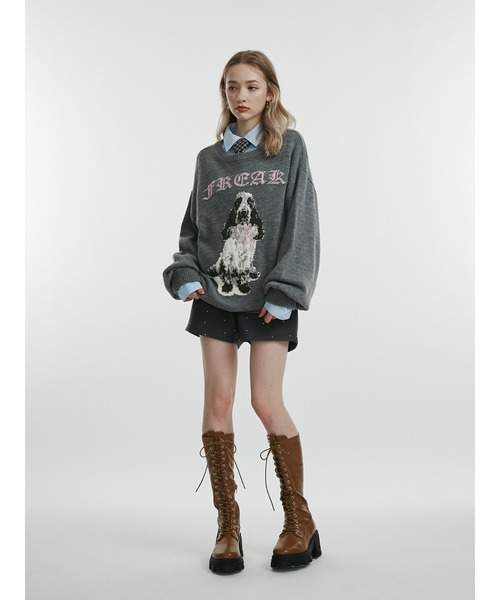 jouetie（ジュエティ） ブーツ ストレッチレースアップロングブーツ