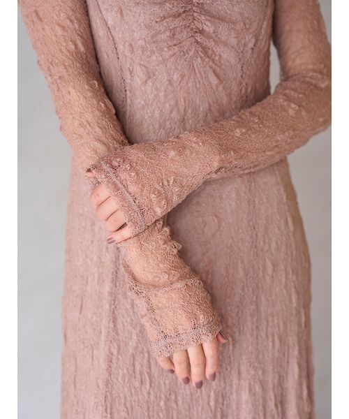 SNIDEL（スナイデル） ドレス フロントギャザーレースドレス