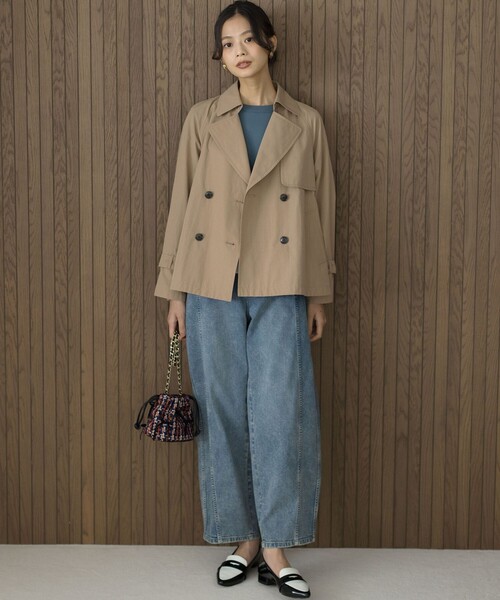 組曲（KUMIKYOKU） トレンチコート コート タイプライターショート