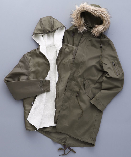 EMMA CLOTHES（エマクローズ） モッズコート コート ミリタリーツイル